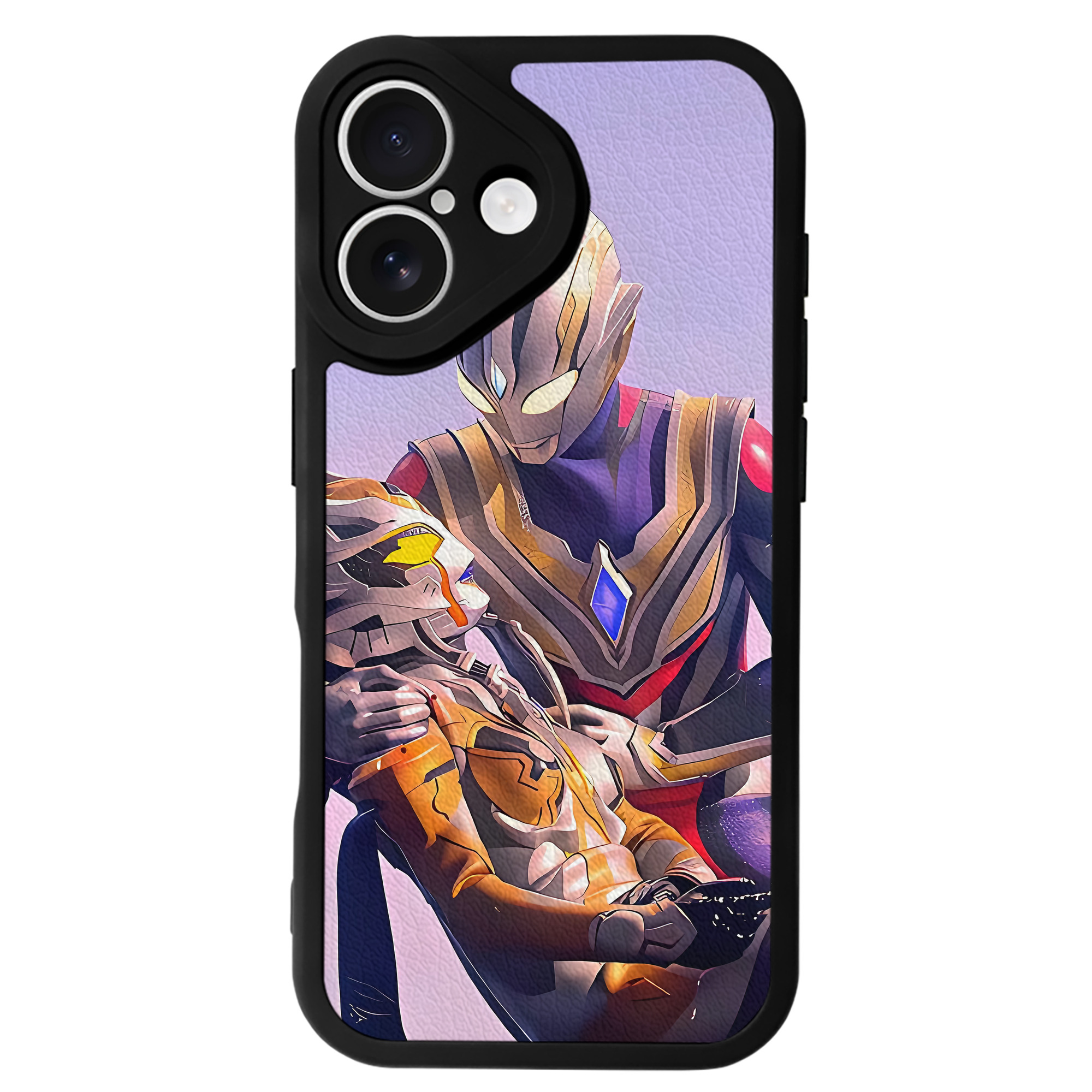 （画像用） ウルトラマン Ultraman 【iPhone 16シリーズ対応】シリコンスマホケース（レザー調） 材質：シリコン